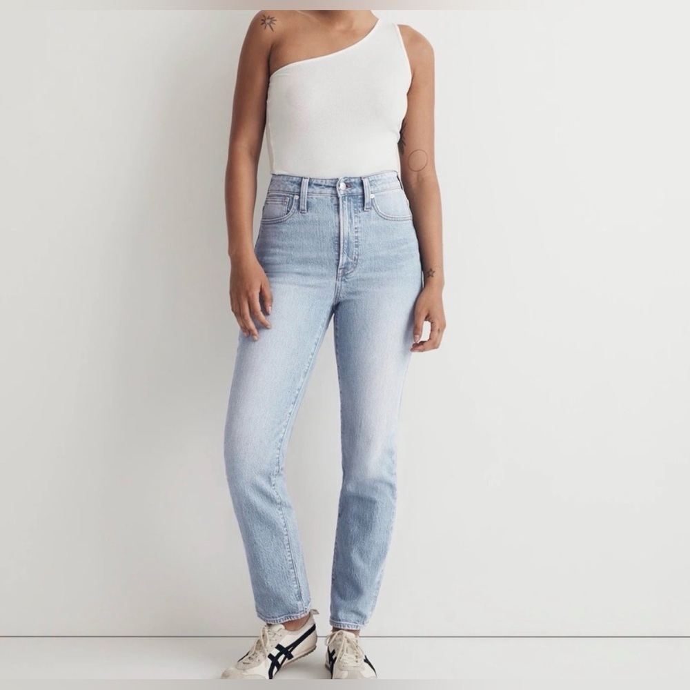 Madewell The Curvy Perfect Vintage Light Wash High Rise Denim Jean 29